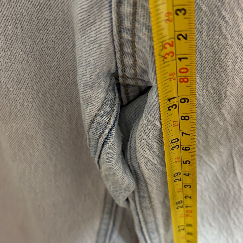 PacSun Sky Blue Stretch 90's Boyfriend Jeans Size 29 - Picture 7 of 9